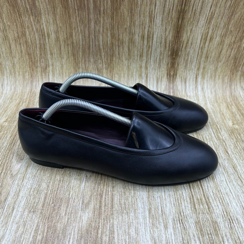 Morjas The Ballet Flats Women's Size 8 Black Round Toe Made in Spain Slip On